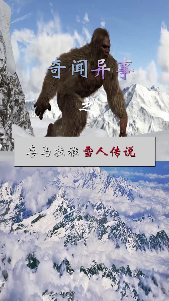 奇闻异事#喜马拉雅雪人传说,你见到过吗?