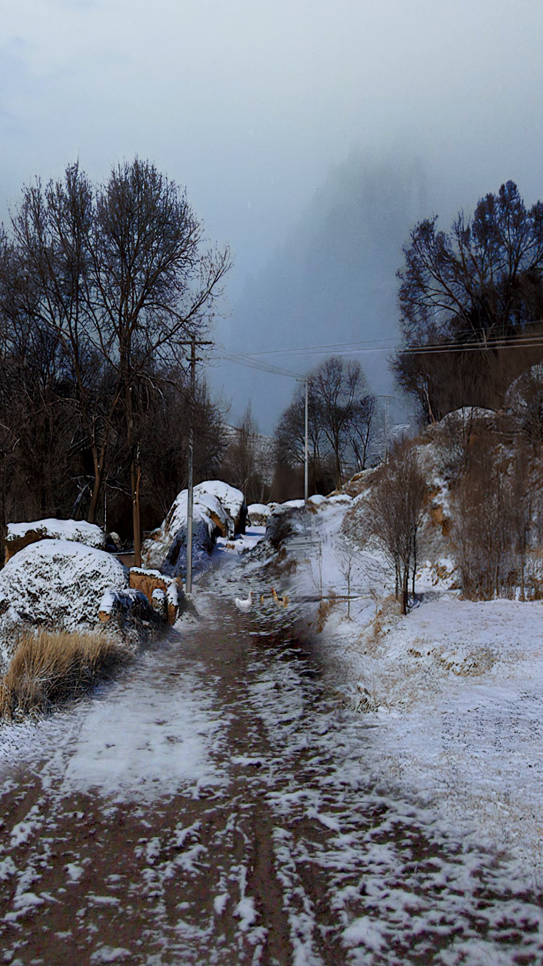 80和90后童年回忆#那时候冬天特别冷,就穿一件妈妈用粗布做的露着