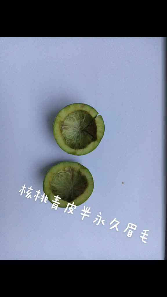 青皮核桃染眉毛万物皆可使人过敏,体验请小心