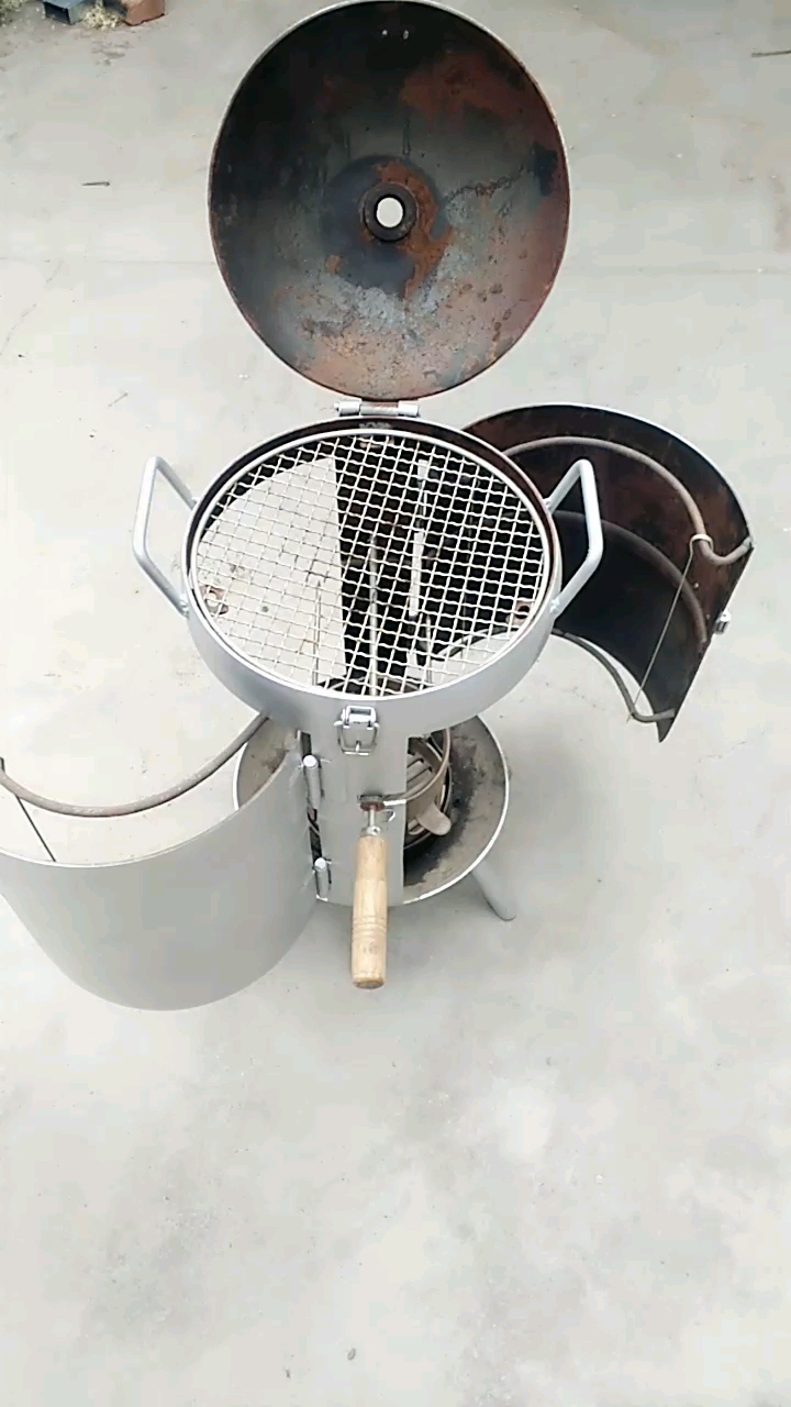 废物利用做烧烤吊炉,完美实用