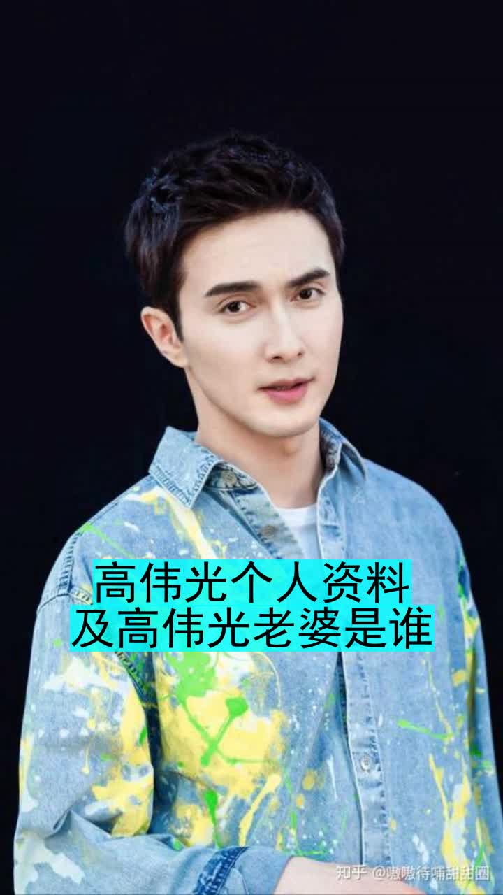 高伟光个人资料及高伟光老婆是谁