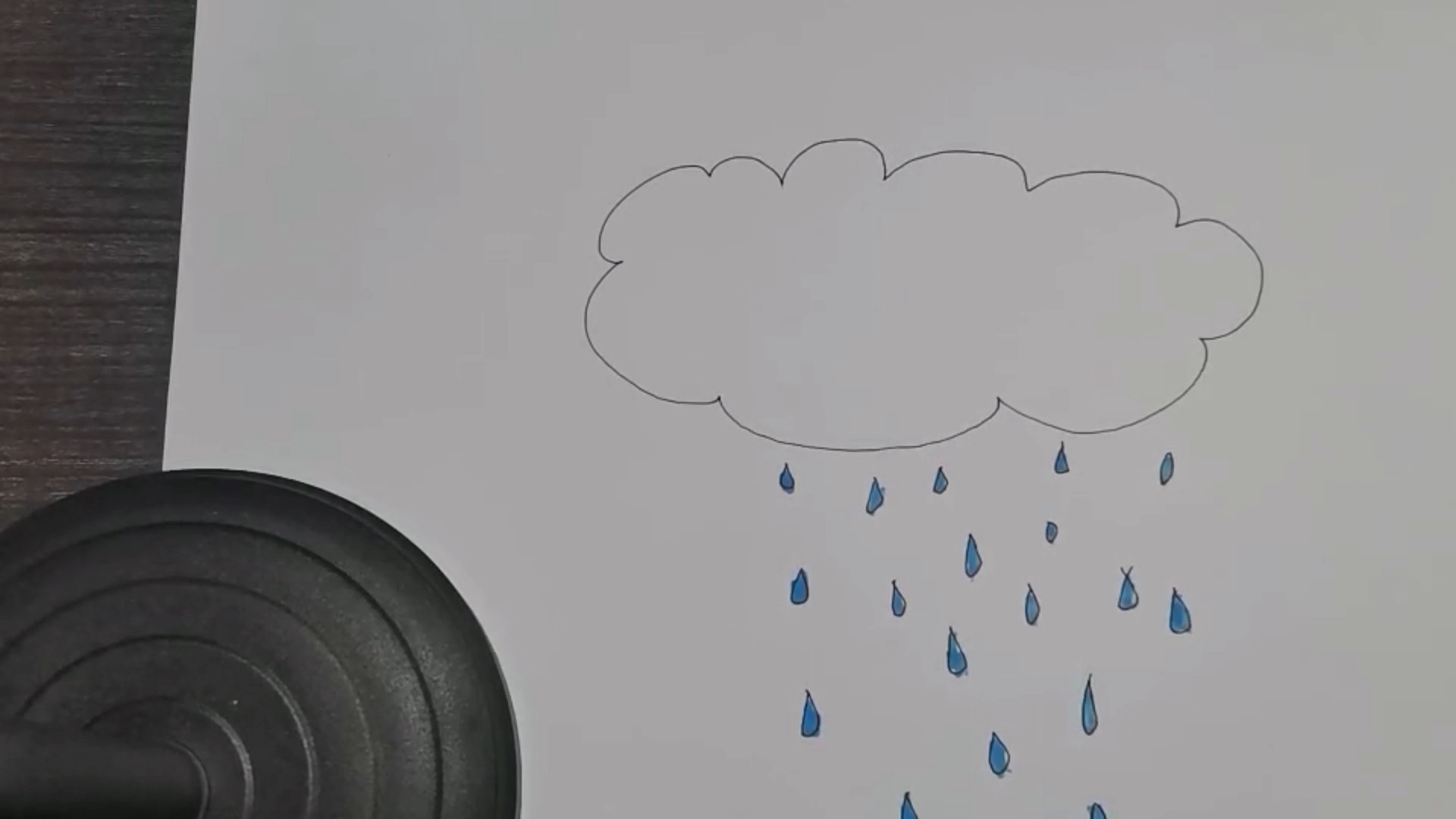 如何画下雨下雨的画法教程快点进来看看吧