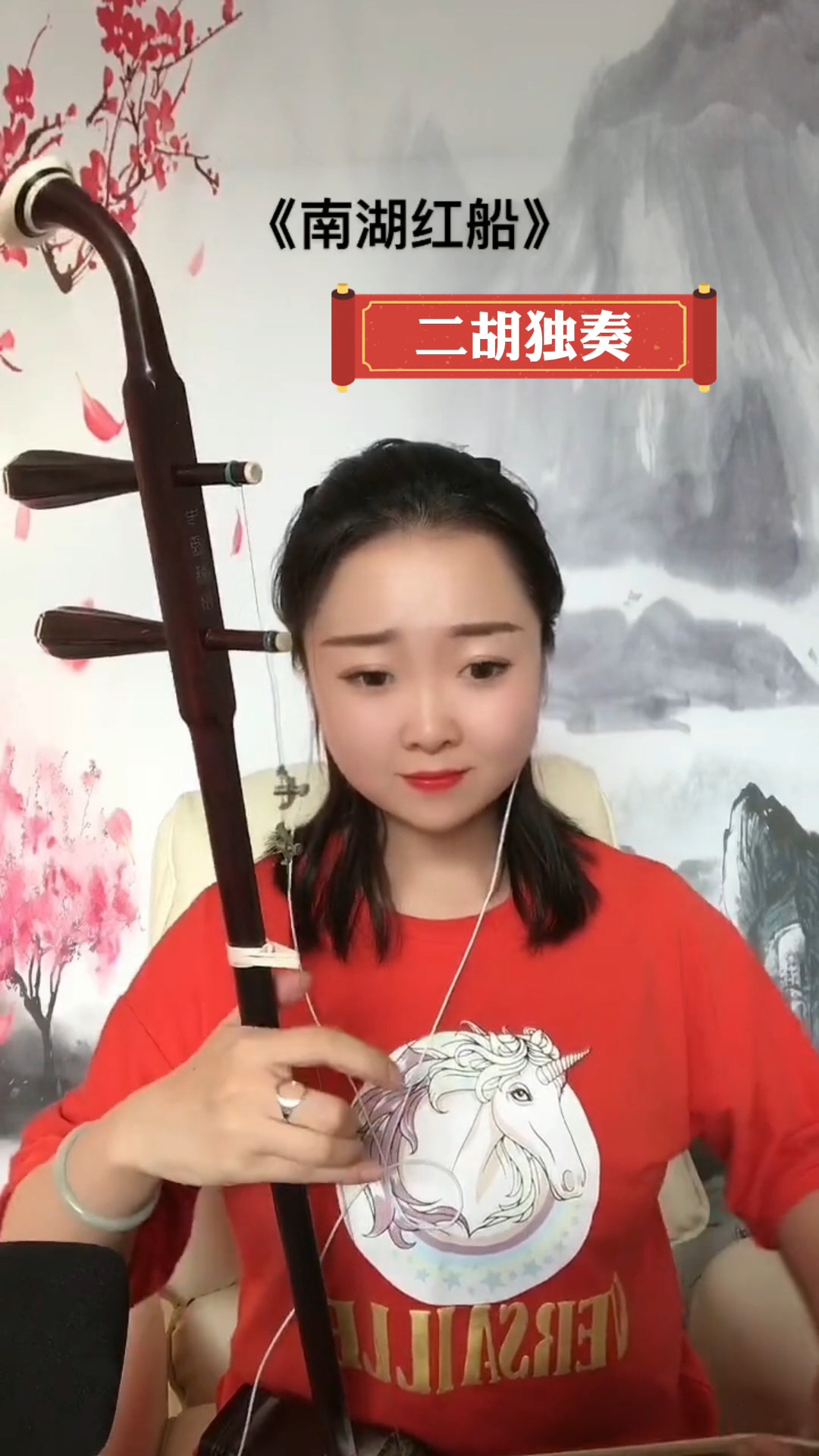 古典中国风国风民乐艺术欣赏二胡独奏南湖红船传承弘扬民乐文化