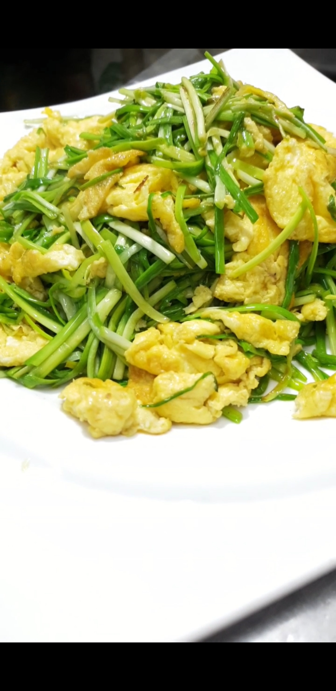 蒜苗炒鸡蛋,为什么又叫木须蒜苗呢!