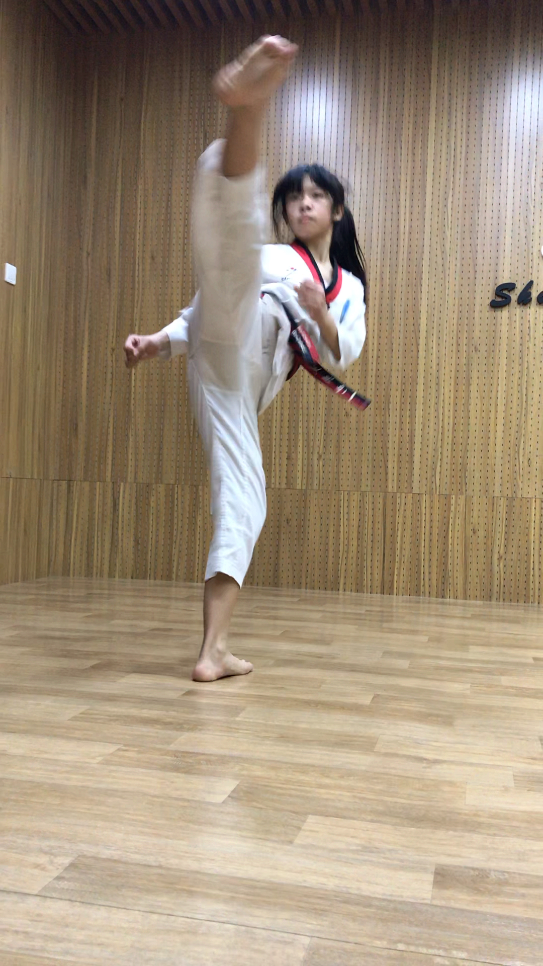 跆拳道#会跆拳道的小姑娘