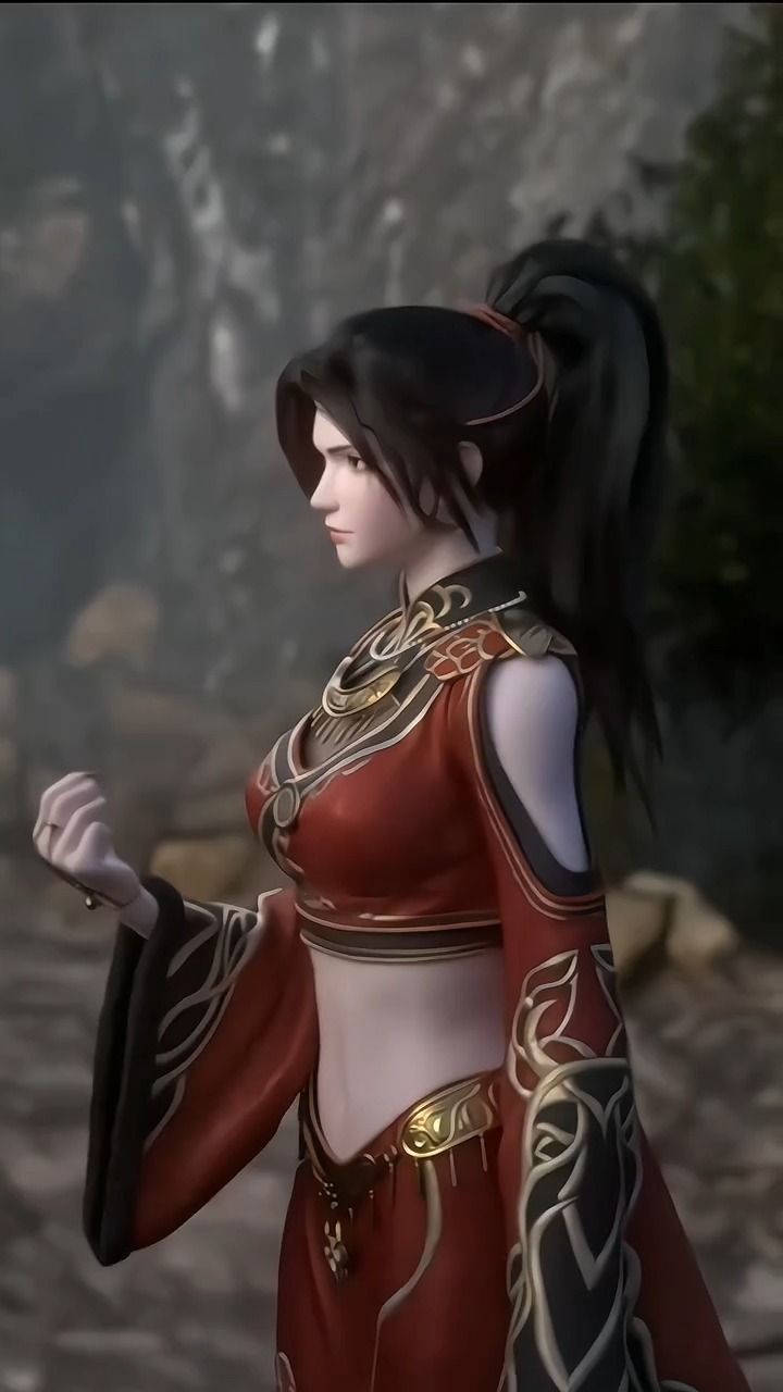 《山河剑心》高清动态壁纸:机灵活泼的小牡丹"白茸" #国漫女神 #高清