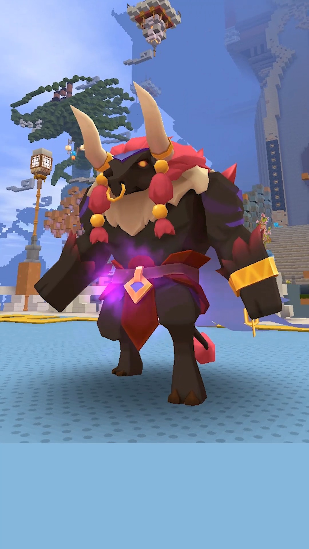 迷你世界#仙游记新春皮肤:魔炎——我就是火焰之主!-度小视