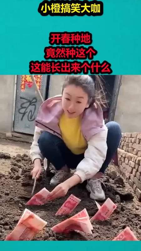 搞笑视频#开春种地,竟然种这个,这能长出来个什么