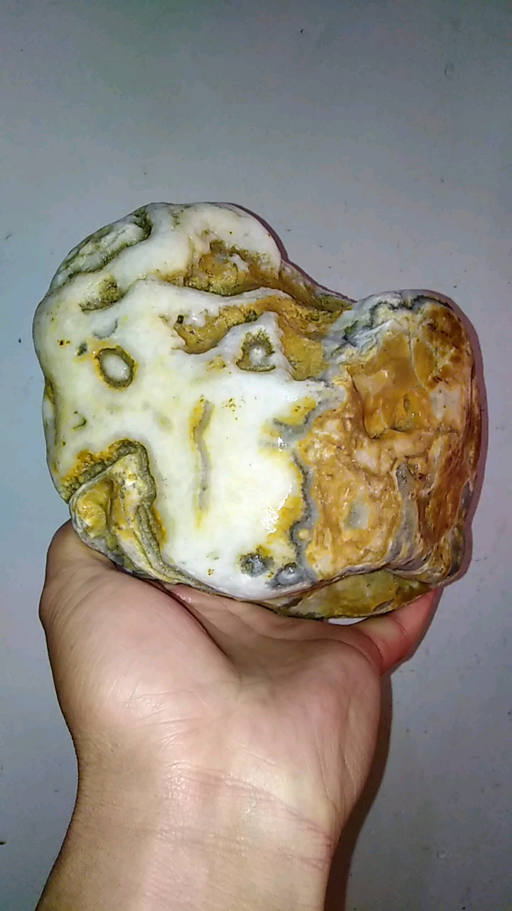 石头上的故事#造型变化多端汉江火爆石,有意思吧?