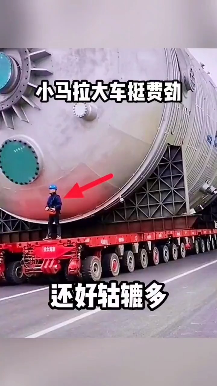 让你们看一下这才真的是小马拉大车