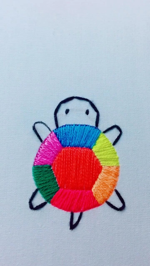 七色特别可爱的小乌龟.