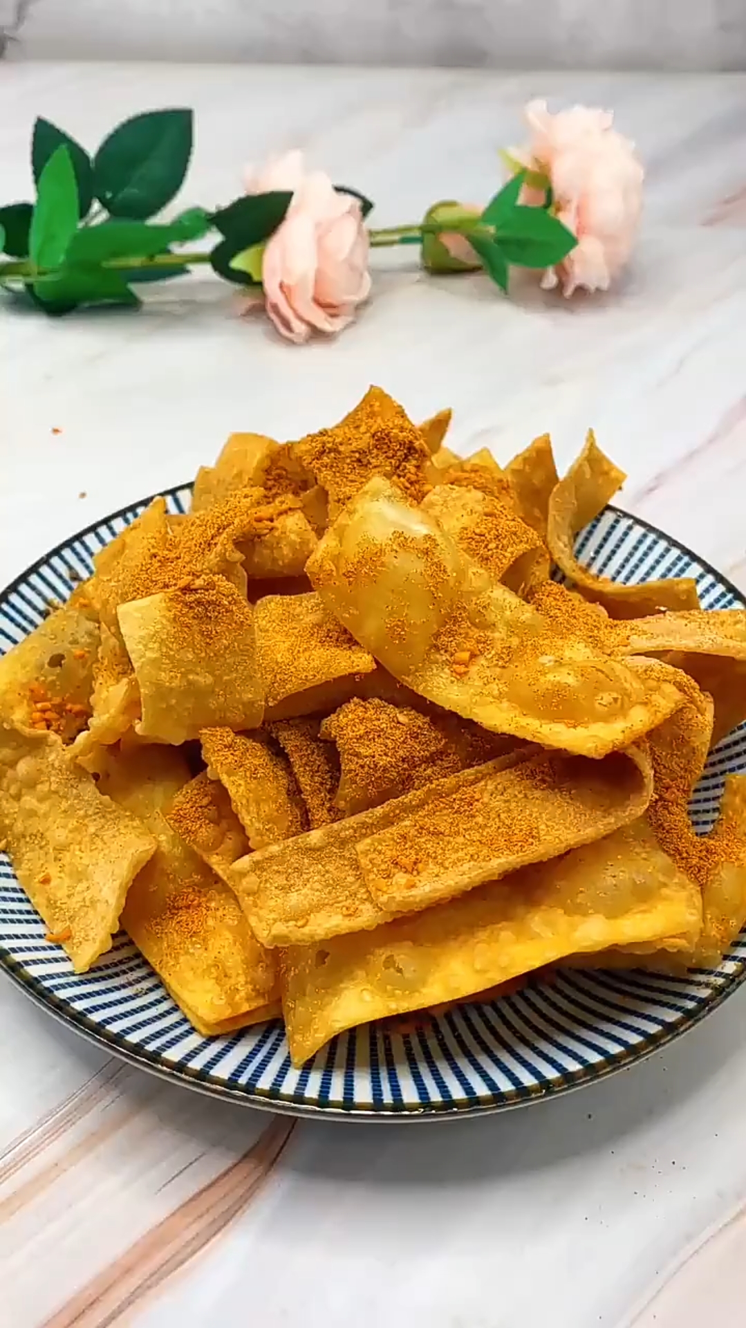 舌尖上的乡村美食#油炸饺子皮你吃过吗