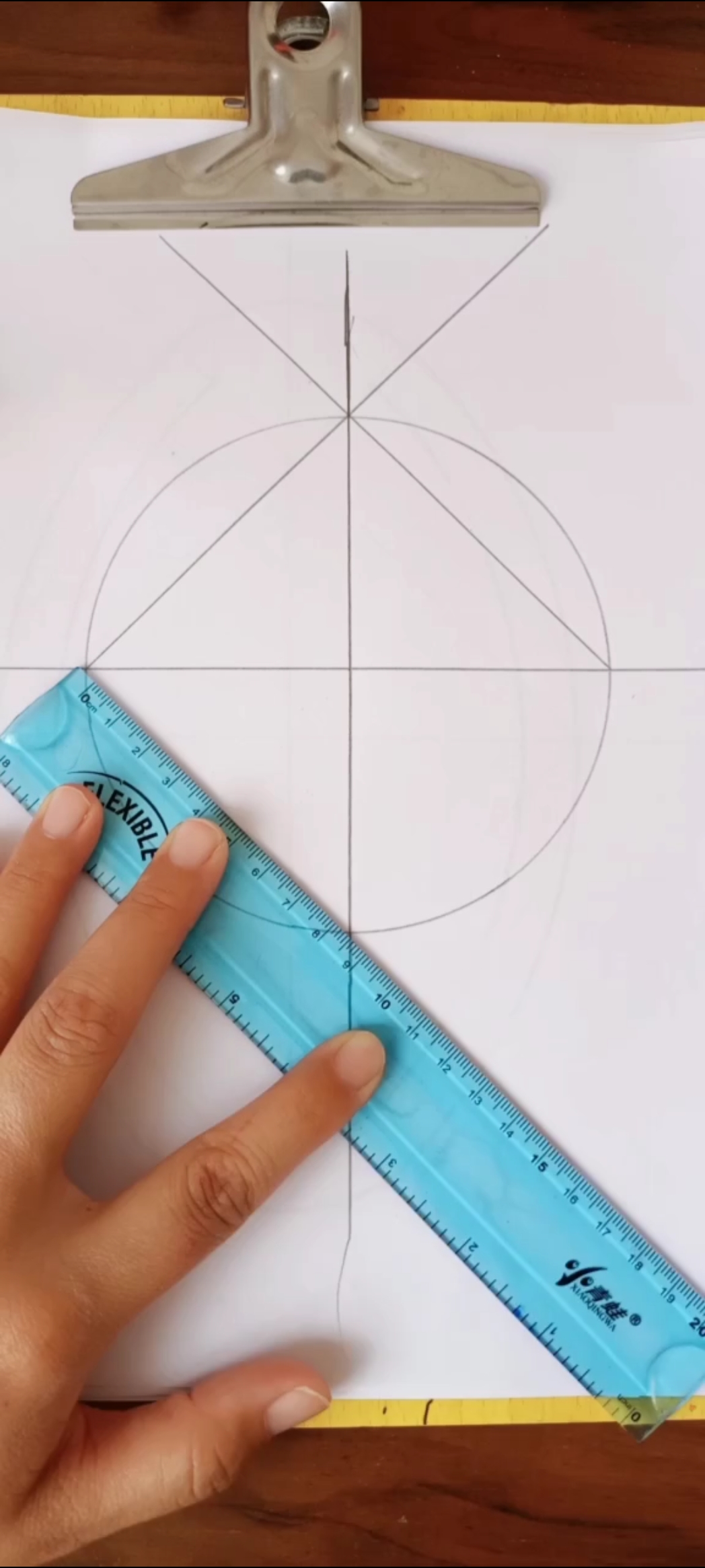 木工椭圆形的正规画法图片