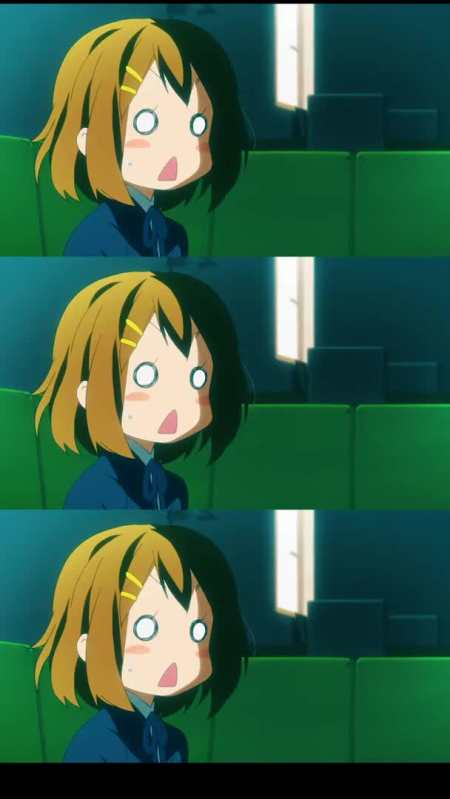 轻音少女感觉大小姐的眉毛要被唯玩坏了.这眉毛不够吃呀-度小视