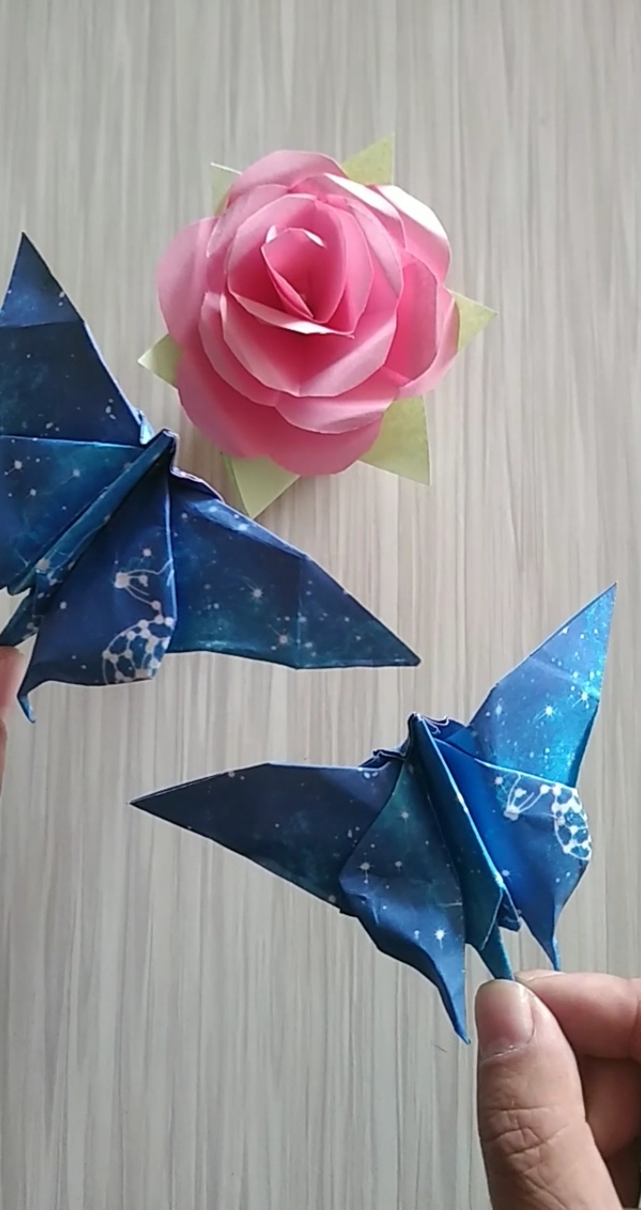 手工折纸#花蝴蝶