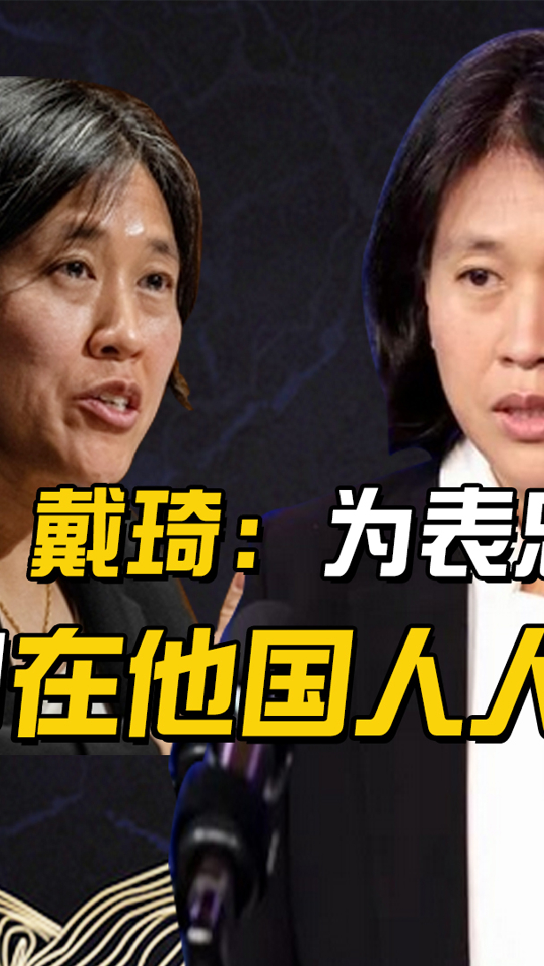 "慕洋丑女"戴琦:为表忠心起诉祖国,为何却在漂亮国人人喊打