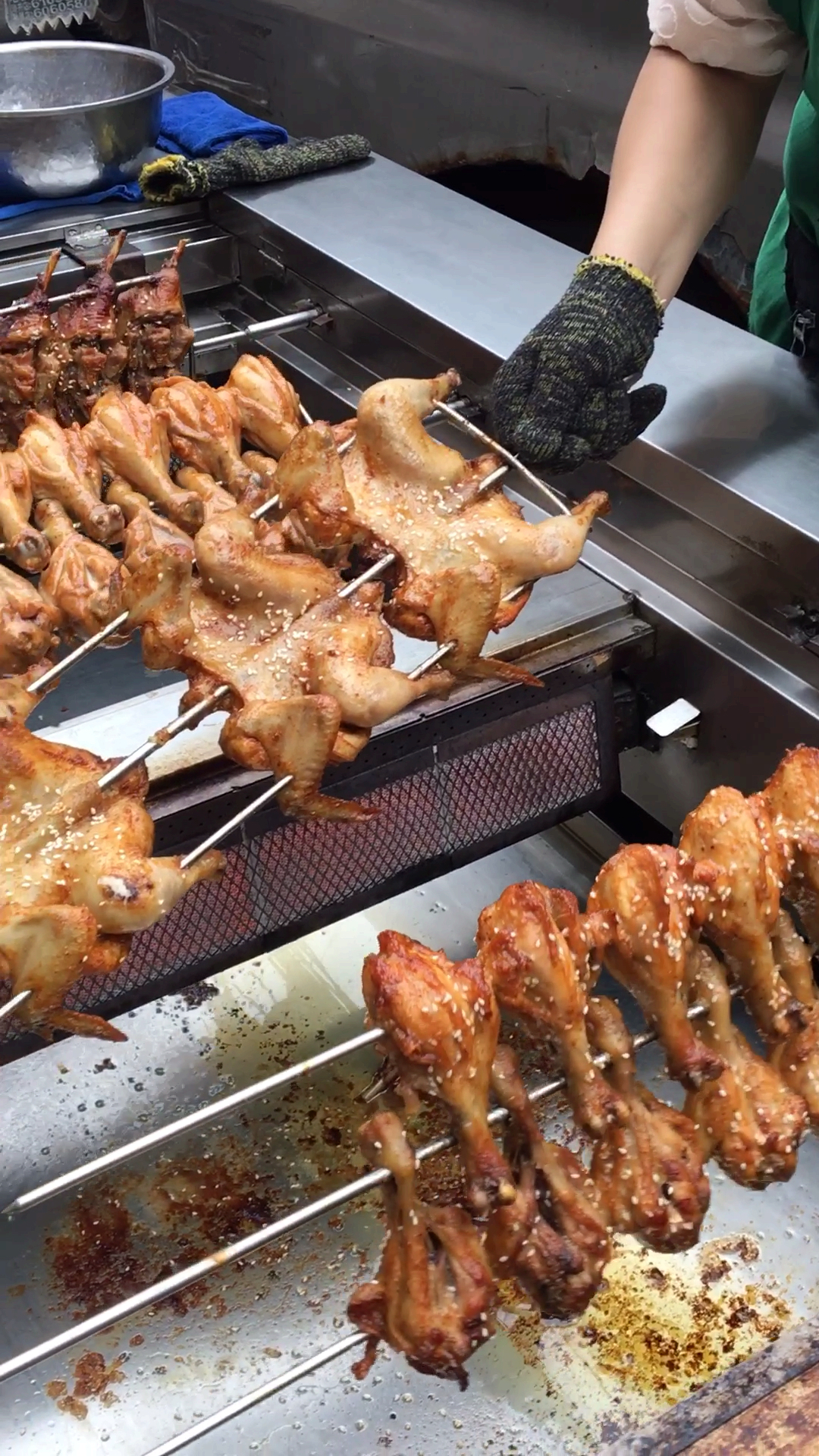 万物皆可烧烤#烤全鸡,太香了!