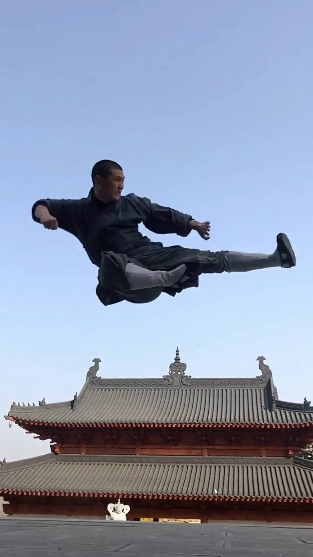 少林众多功夫高手 齐聚一堂