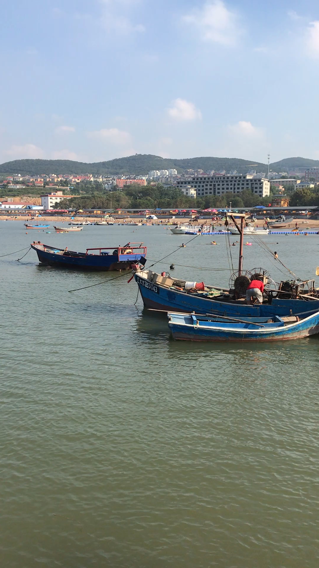 大连大黑石海滨浴场!