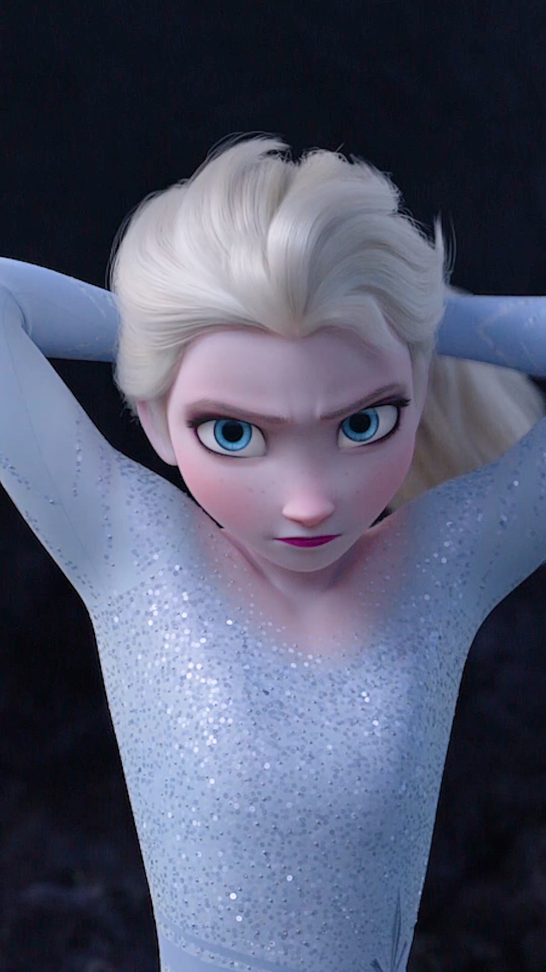 冰雪奇缘#艾莎女王可太帅了