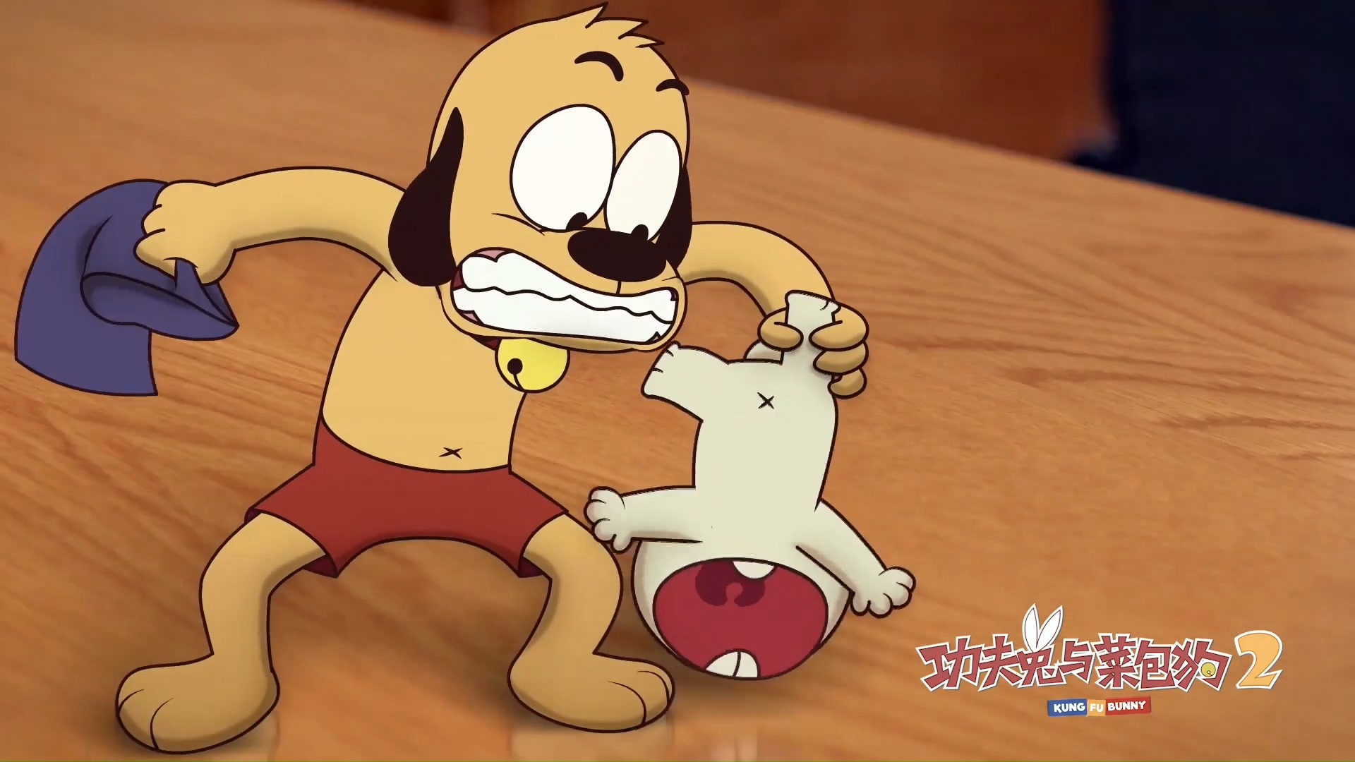 动漫#功夫兔居然变成兔宝宝,他到底吃了什么?