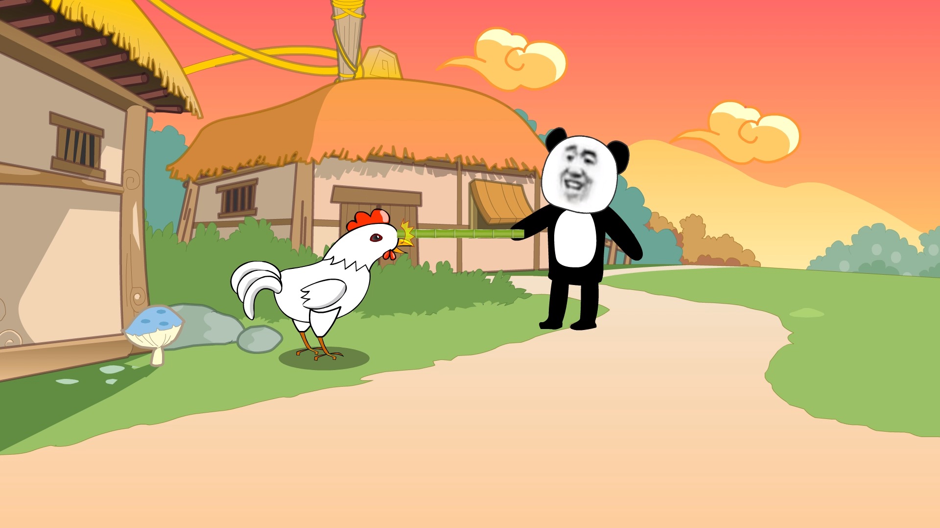 沙雕动画#曾一度以为我就是杨过