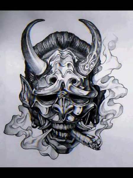 般若再美终究是鬼般若虽鬼爱你无悔纹身手稿