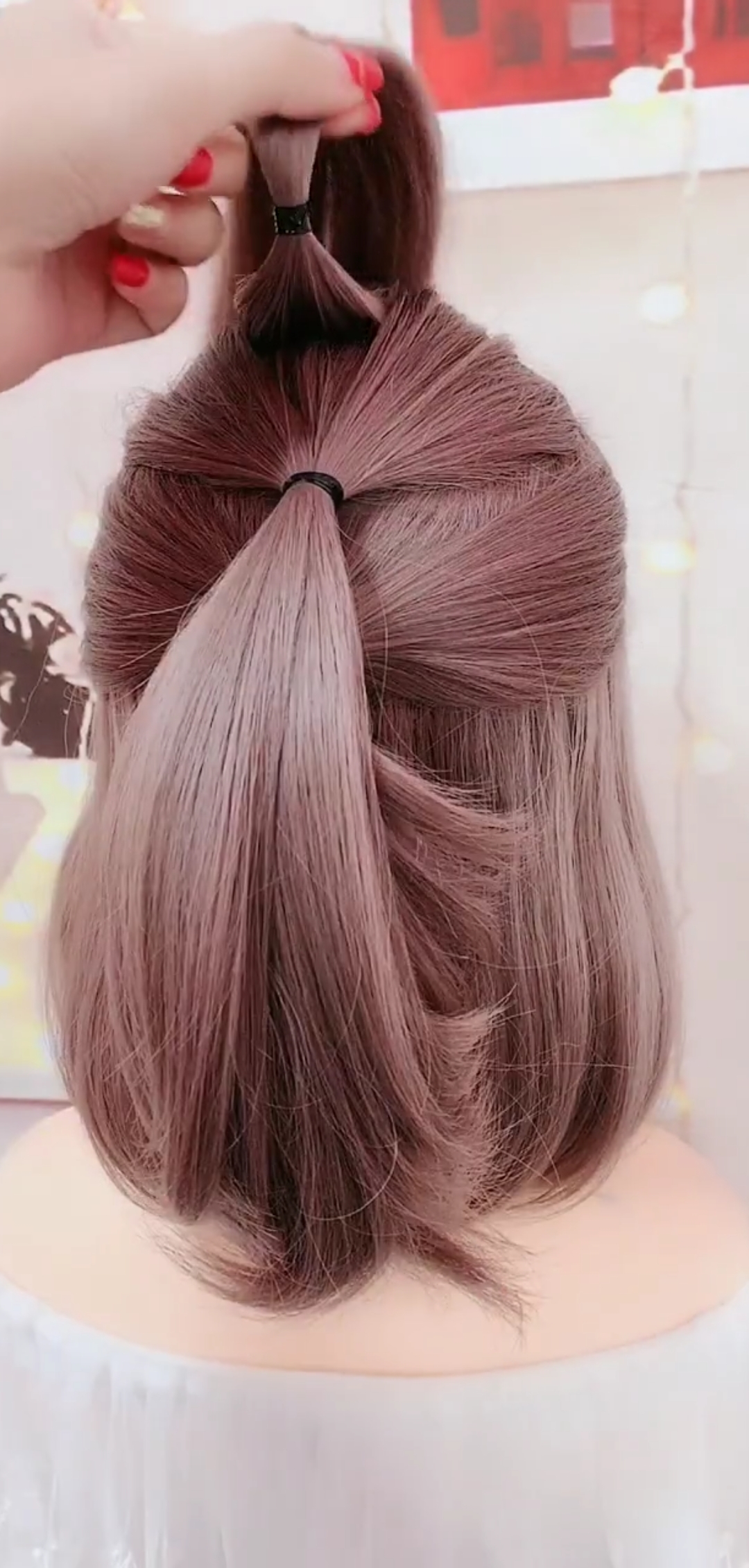 碎发多短发这样扎 简单又好看