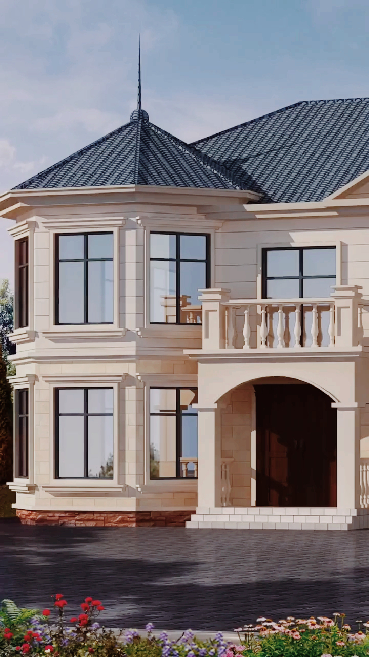 模块建房#这个八角窗漂不漂亮?用海容模块直接做就可以,施工方便快速