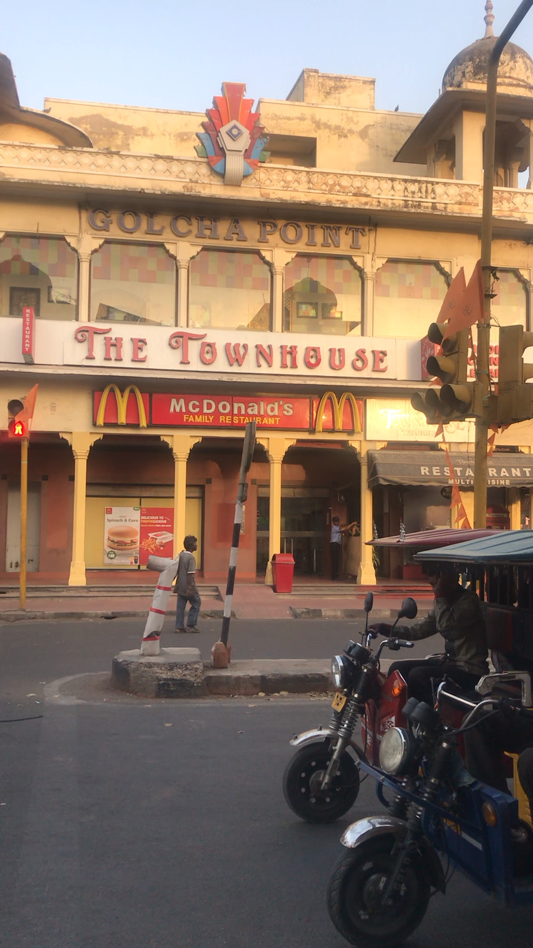 印度红绿灯路口