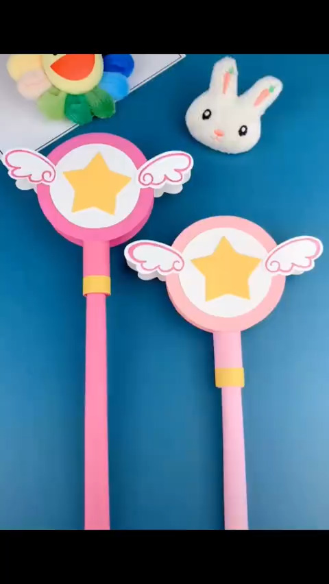 你和仙女之间只差一只魔法棒! 超全的仙女棒折纸集合,麻竹收藏慢慢玩!