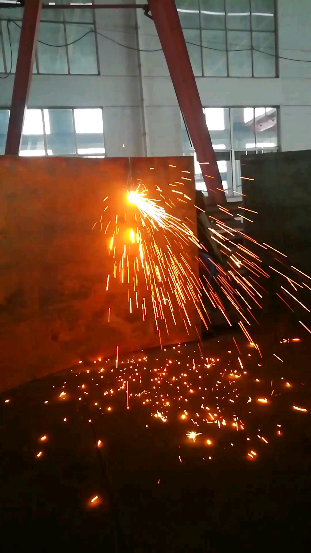 气割的火花好看吗