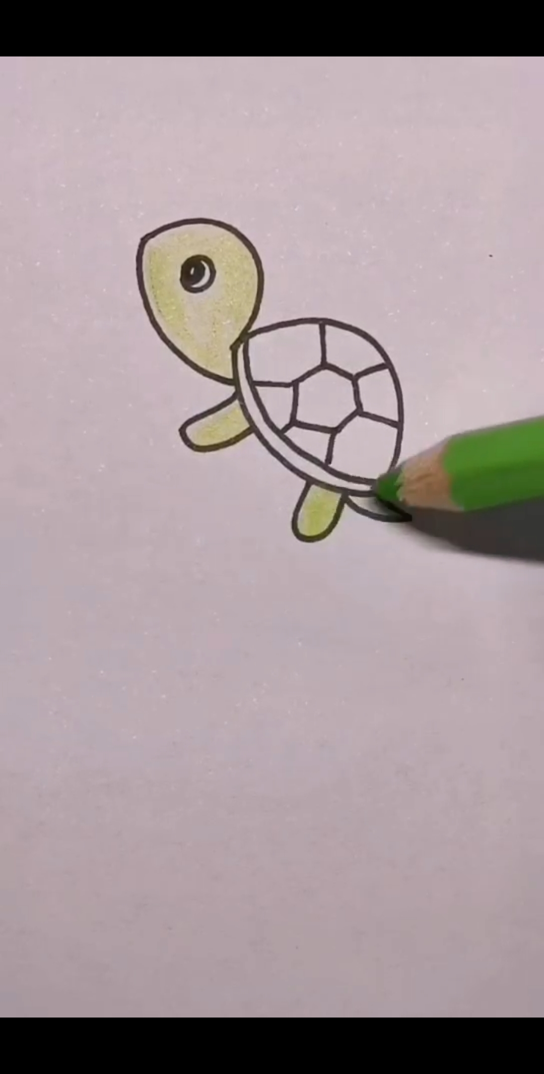 画画原来如此简单数字3画小乌龟