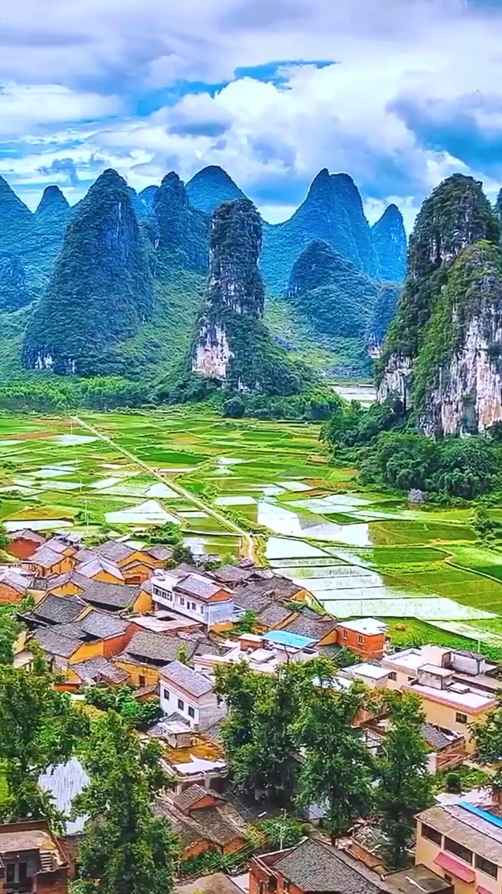 桂林东山村风景图片