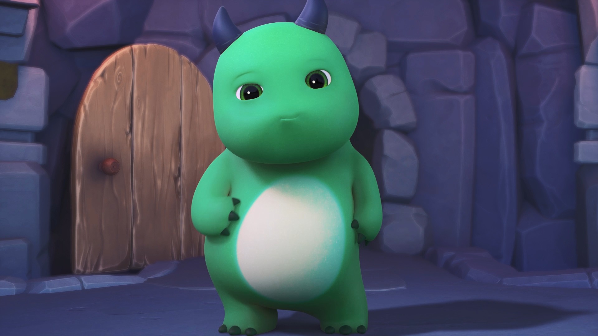 奶龙变身小绿龙,嗷呜