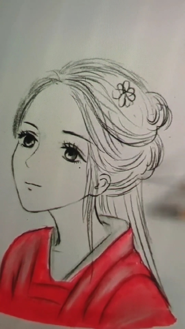 画古风漂亮女生