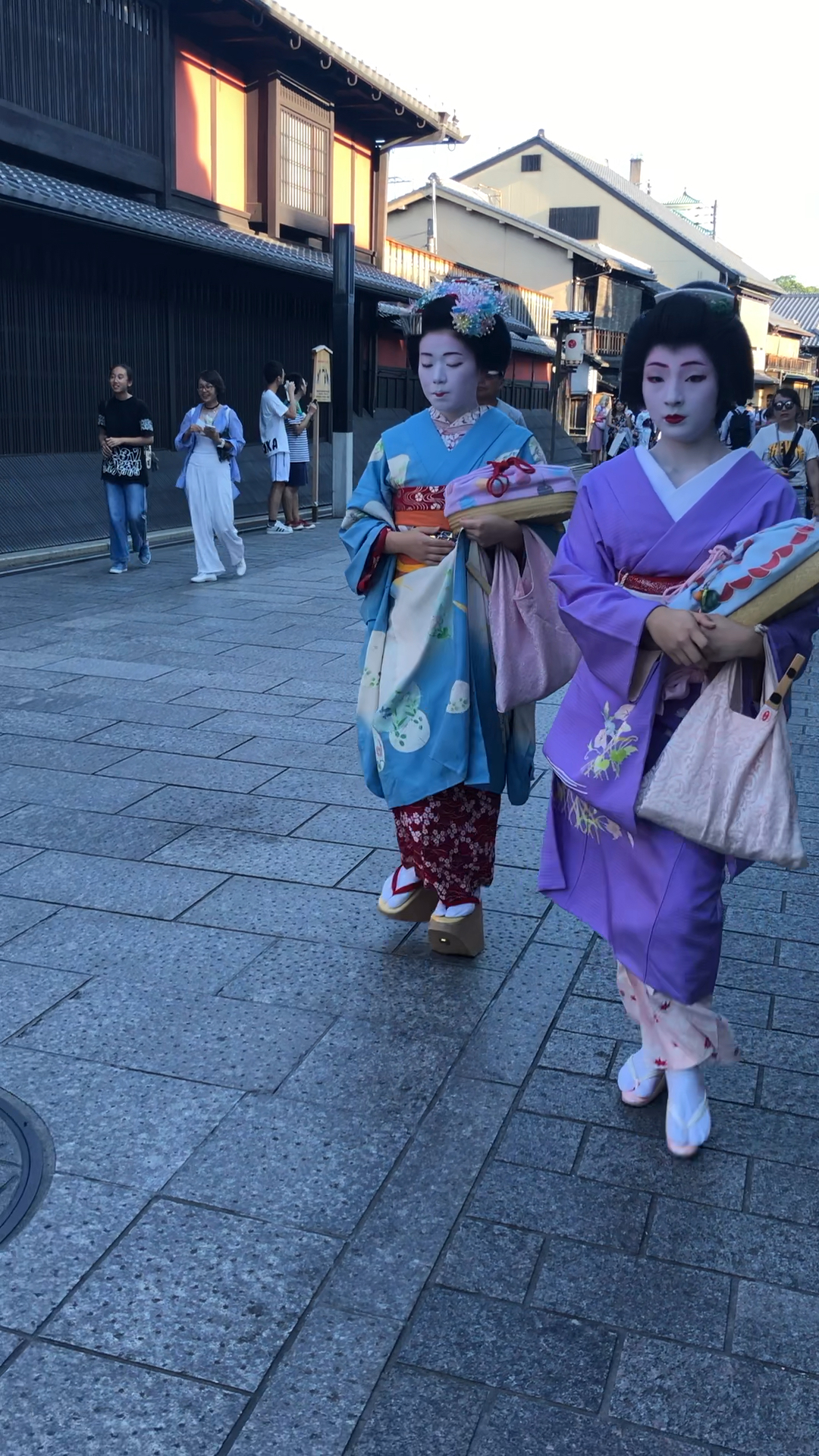 日本京都街头的艺伎