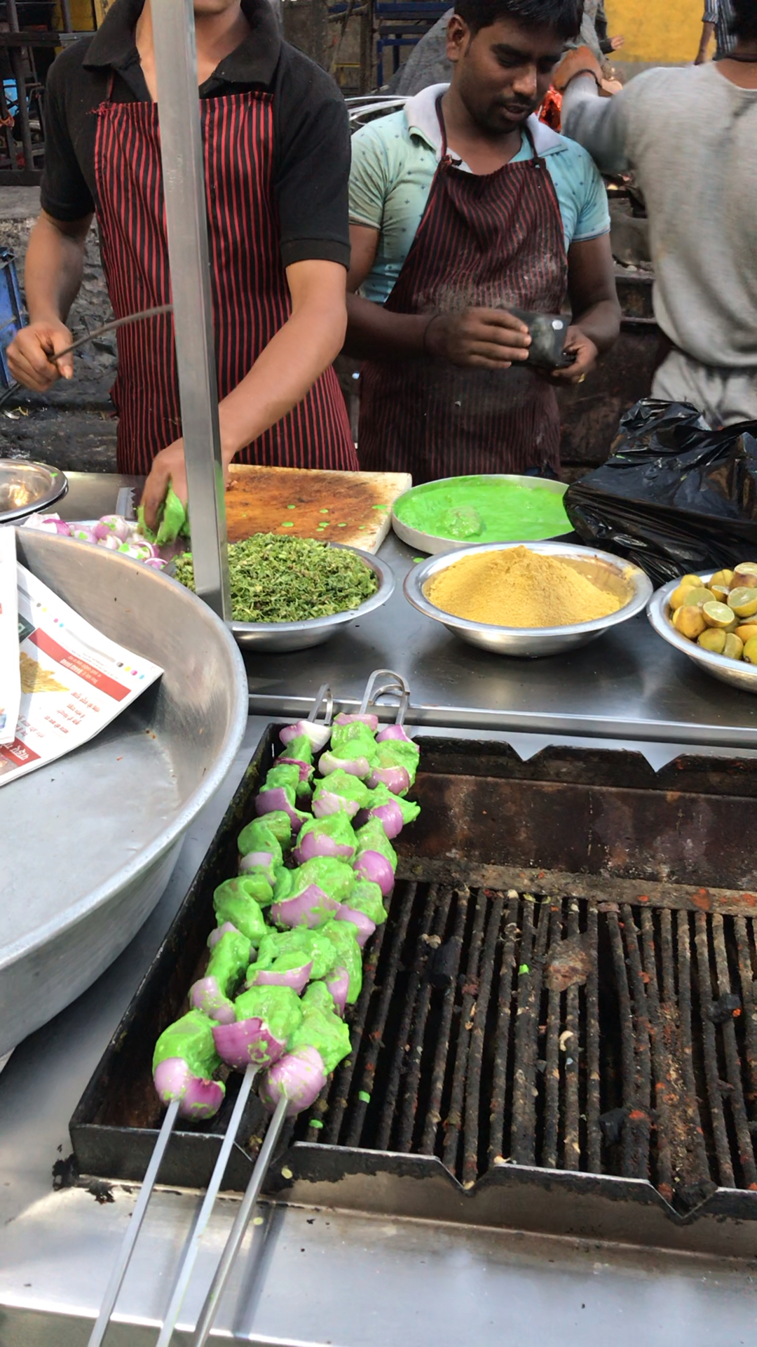 印度的绿糊糊烤肉