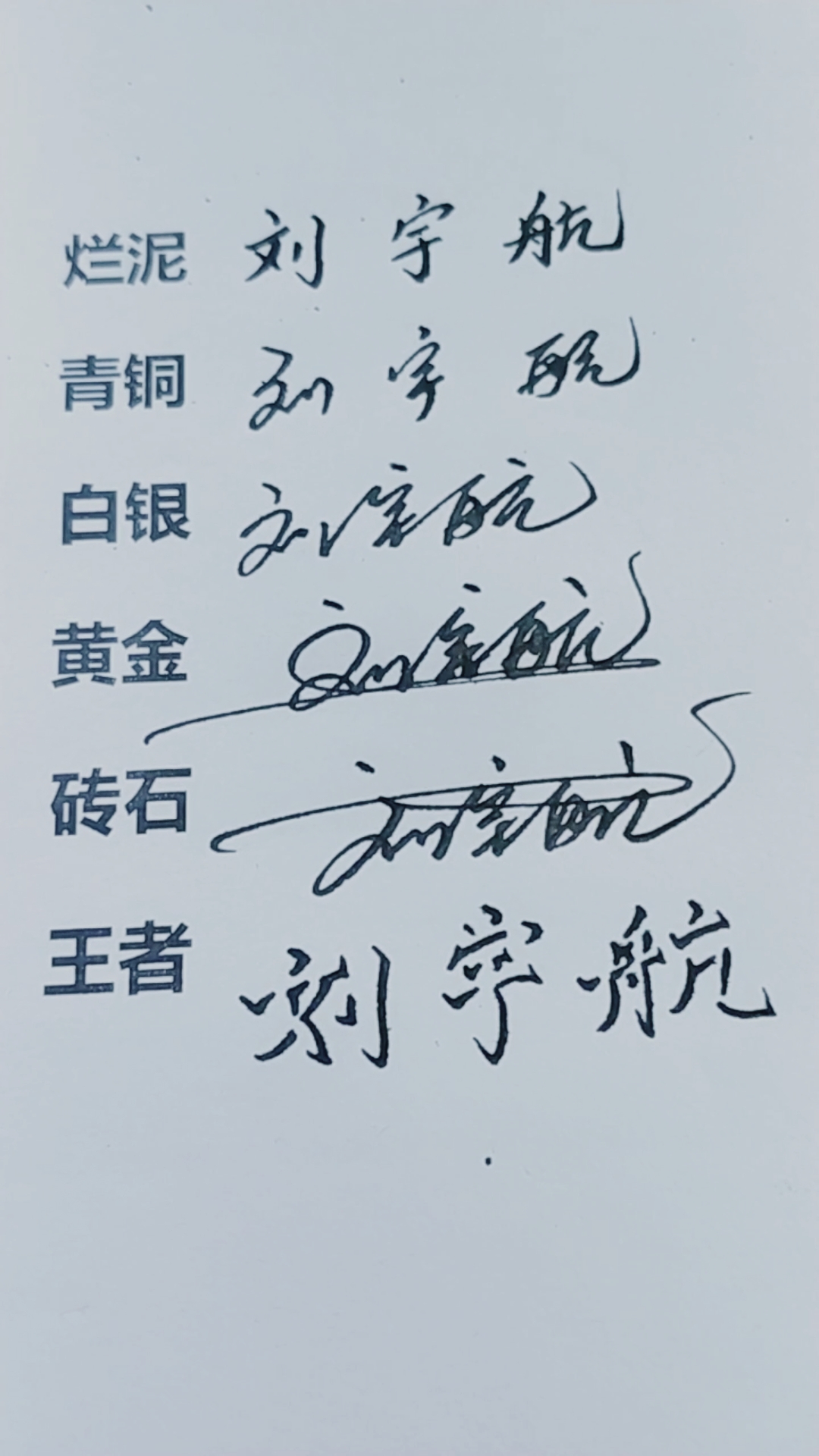 刘宇航,请领取你的签名!感谢大家爱心支持!-度小视