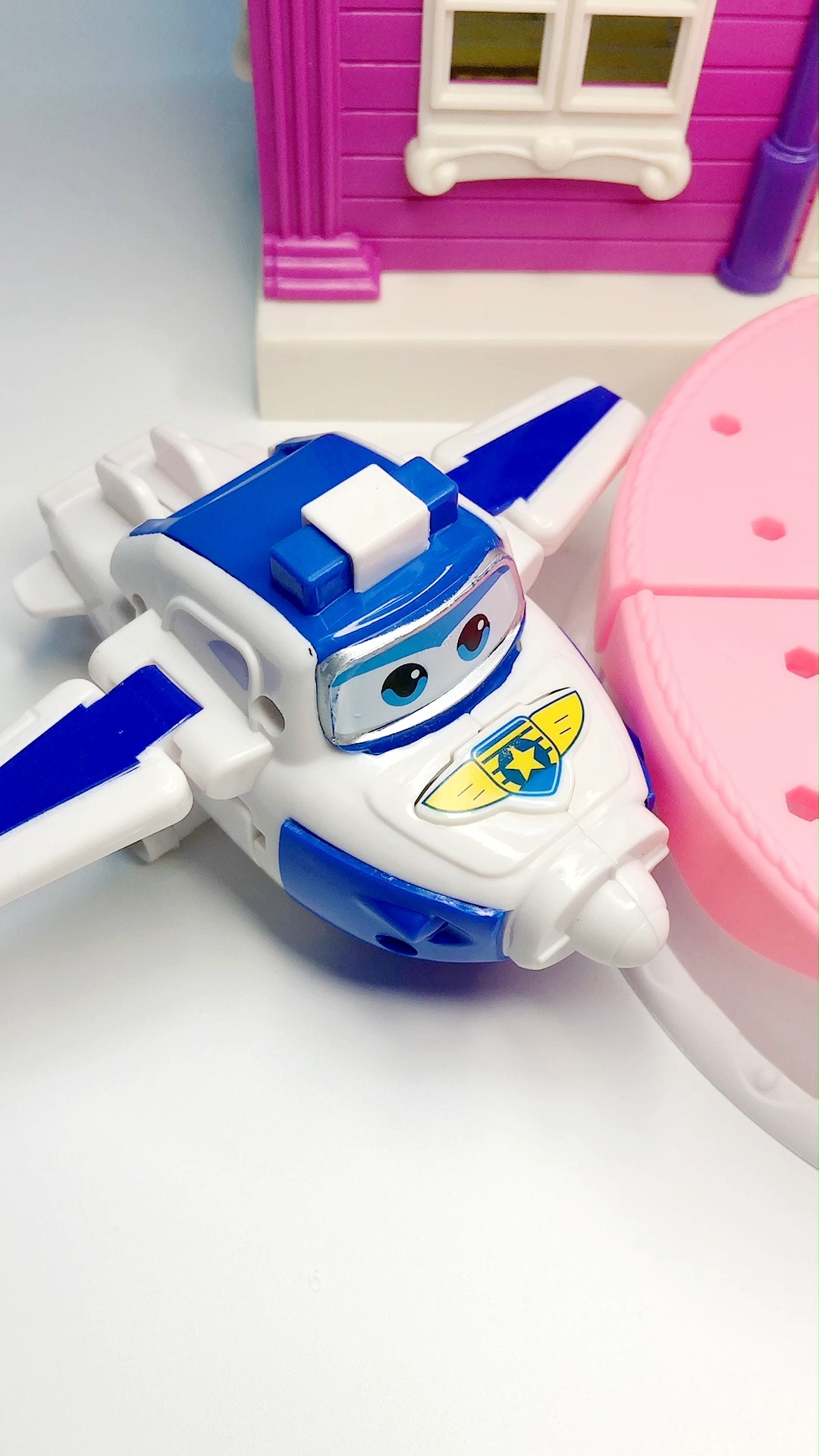 超级飞侠包警长装饰生日蛋糕