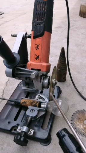 角磨机改切割机