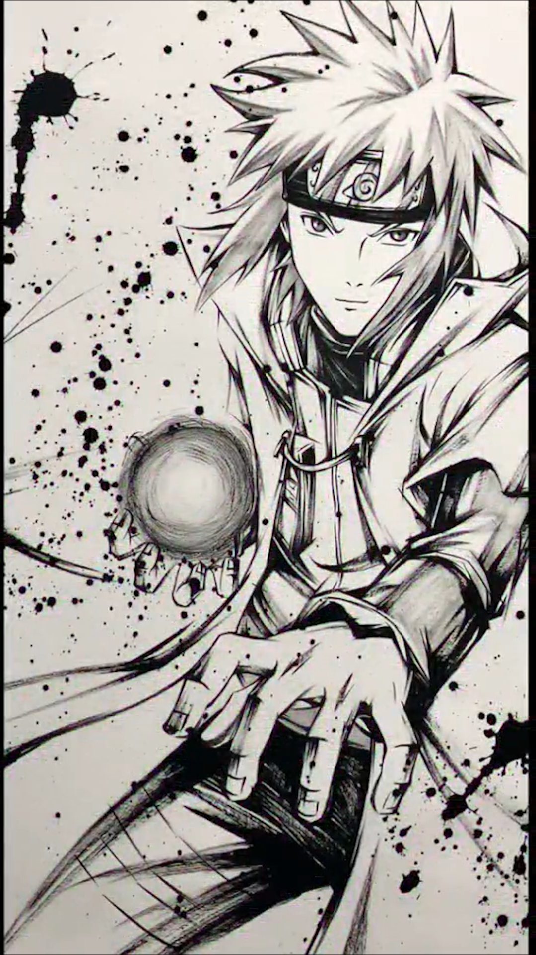 动漫#【火影忍者手绘】波风水门:火的影子会照耀着村子!