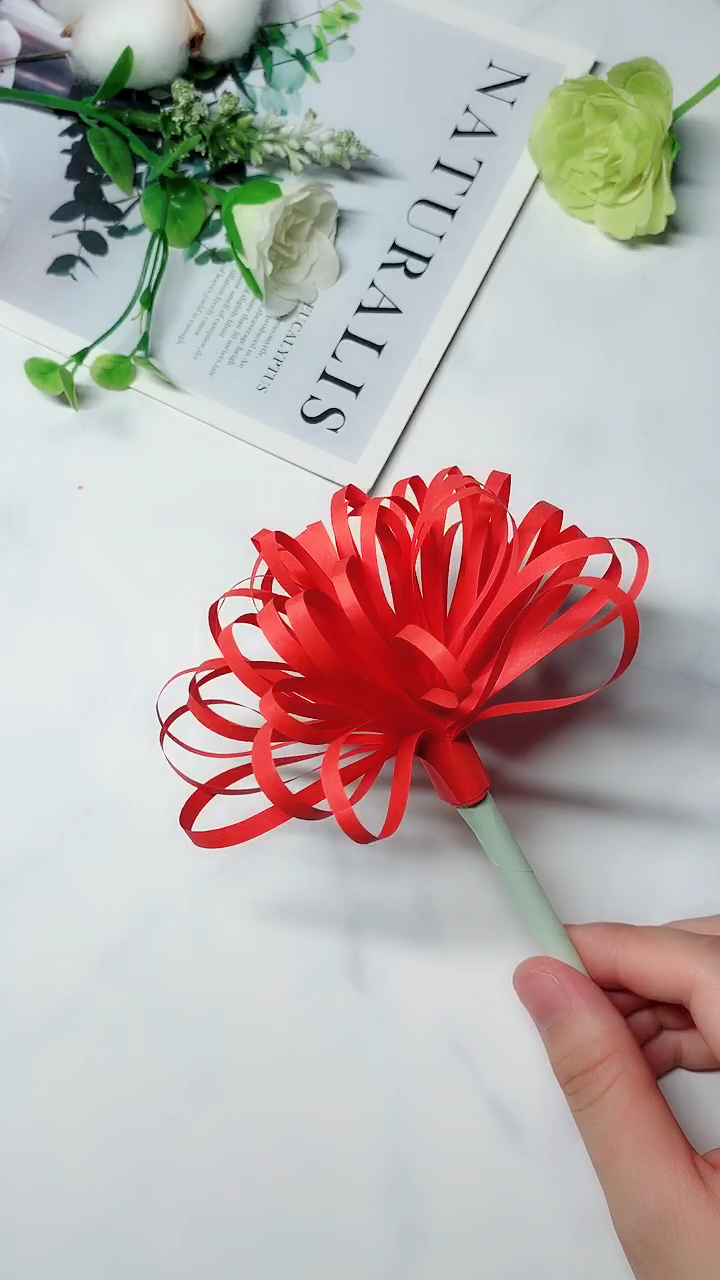 简易彼岸花,折纸
