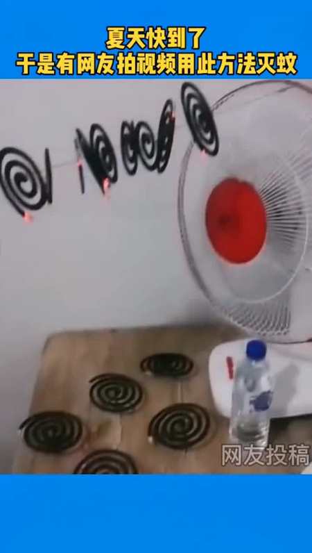 男子家中点蚊香欲与蚊子同归于尽,至于这样吗