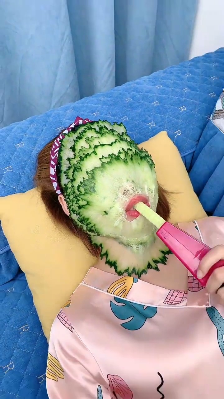 喜欢用黄瓜敷脸