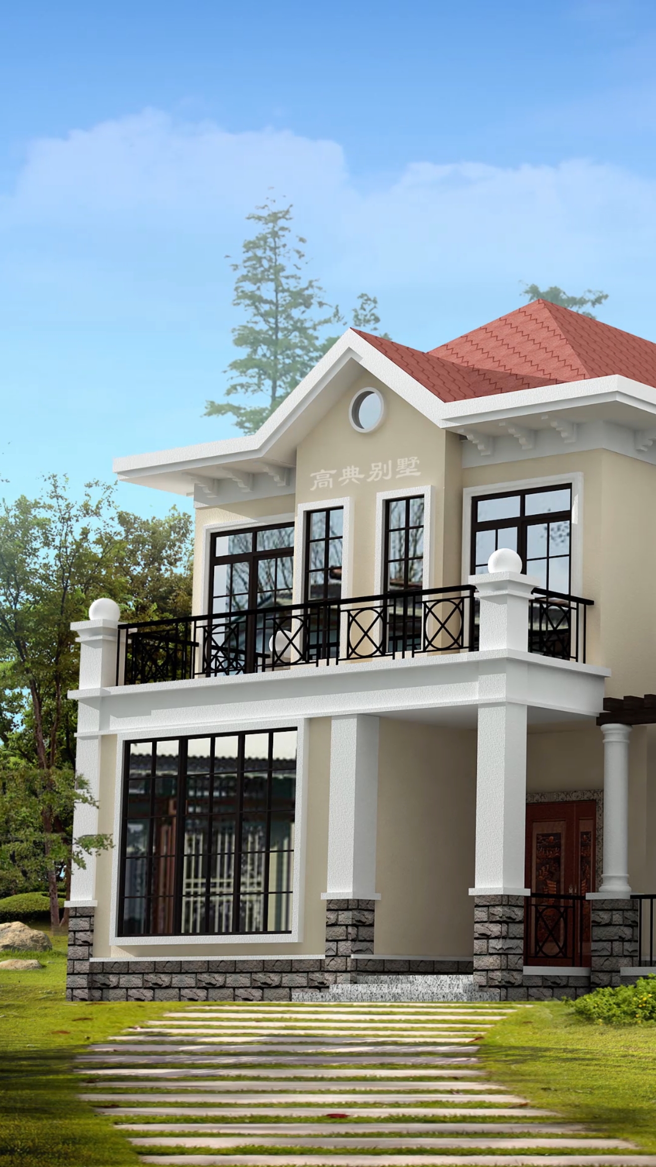 农村别墅这样建,清新雅致告别普遍的欧式