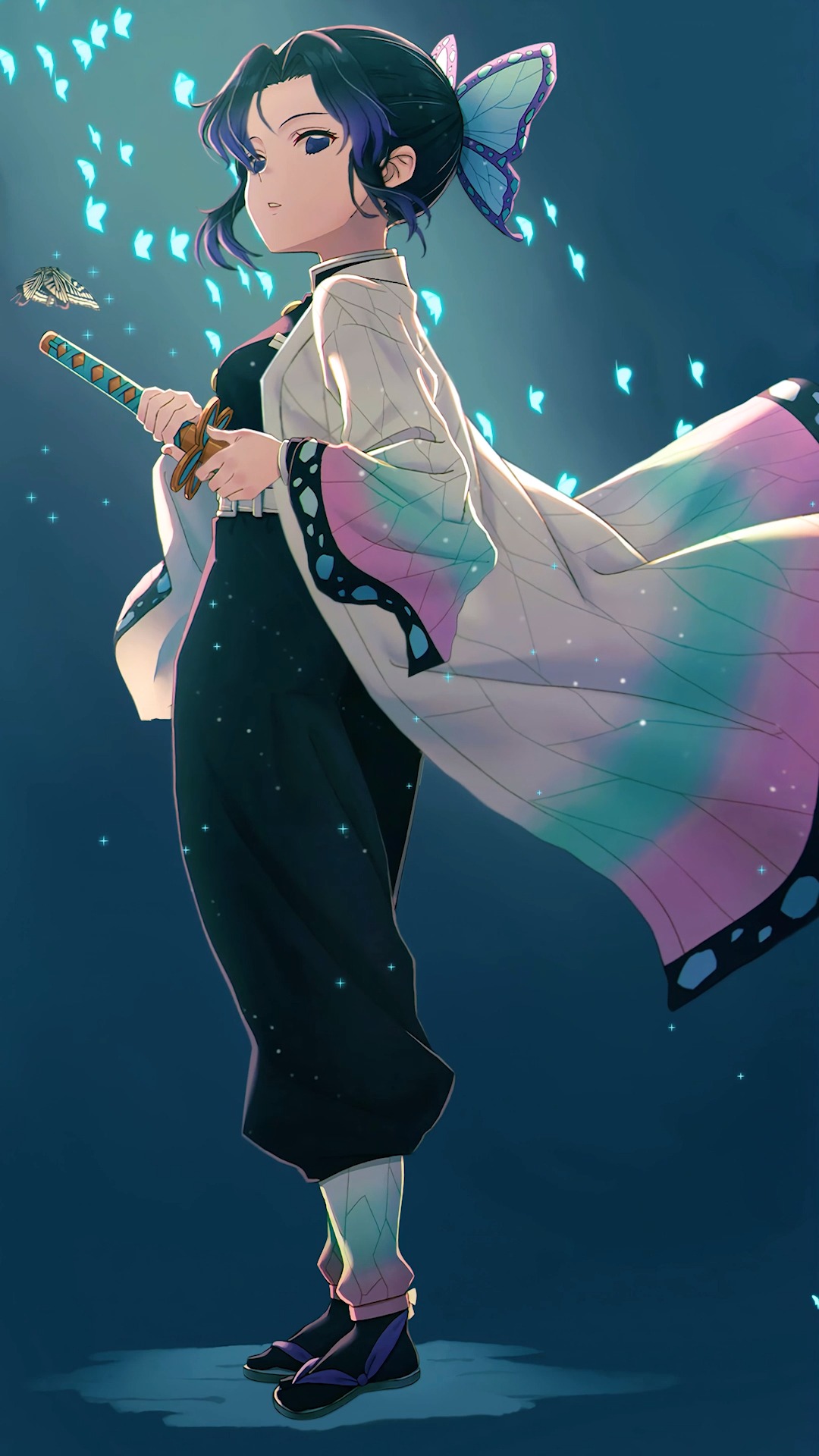 鬼灭之刃蝴蝶忍唯美动态壁纸