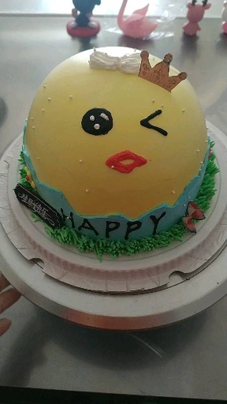 呆萌小鸡蛋糕,生肖鸡宝宝专属蛋糕!你家有鸡宝宝吗?-度小视