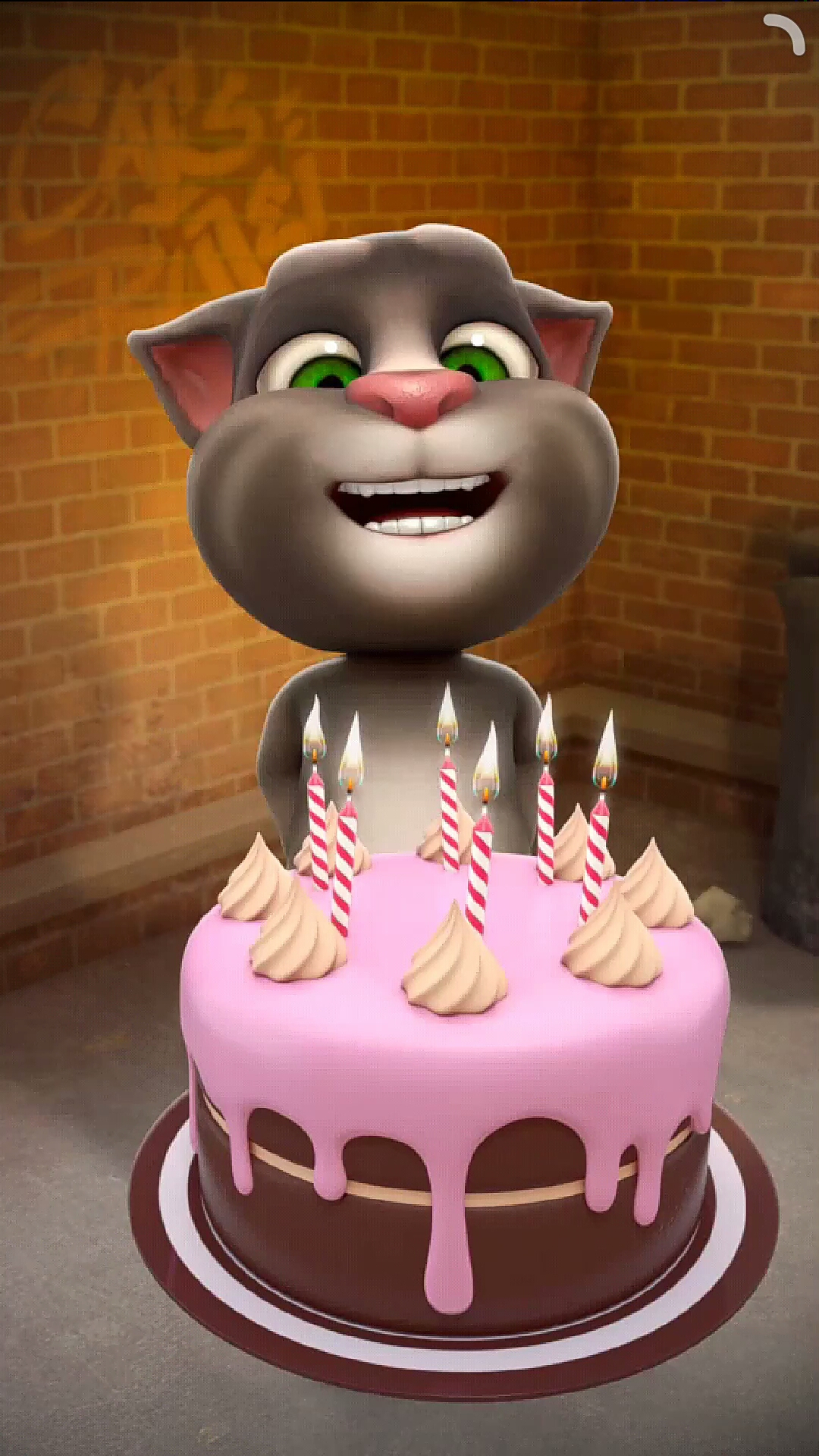 汤姆猫生日,大家一起祝他生日快乐