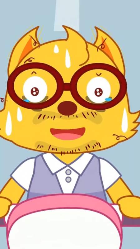 动漫#猫爸爸去上班,结果到处施工不得通行,实在太难了